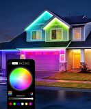 10 Metre RGB Şerit Led - Kumanda ve Mobil Aplikasyon Kontrol- Su Geçirmez / Sese Duyarlı