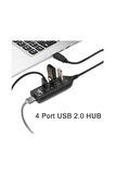 4 Port Usb Çoğaltıcı Çoklayıcı Hub Usb 2.0 Çoklama Pc Laptop