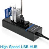 USB Type C To 4 Port USB 3.0 Çevirici Hub Çoklayıcı Type-C