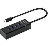 USB Type C To 4 Port USB 3.0 Çevirici Hub Çoklayıcı Type-C