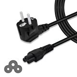 Laptop 3lü Adaptör Kablosu - Yonca Power Kablosu 1.5 Metre