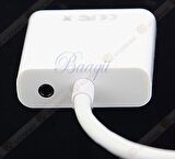 HDMI TO VGA SES AKTARIM DAHİL - HDMI TO VGA ÇEVİRİCİ DÖNÜŞTÜRÜCÜ