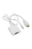 HDMI TO VGA SES AKTARIM DAHİL - HDMI TO VGA ÇEVİRİCİ DÖNÜŞTÜRÜCÜ