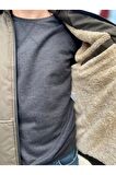 STAFF ÇIKARILABİLİR PELUŞ VE KAPÜŞONLU MONT