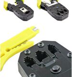 3 Lü Pense + Tester + 100 Adet RJ45 Network Seti