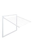 Duvara Monte Katlanabilir Ergonomik Çamaşır Havlu Kurutma Askılık 11 Paslanmaz Çelik Çubuk 70x60 cm