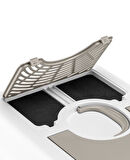 Orta Boy Çekmeceli Kapalı Kedi Tualeti Kürek Hediyeli 47 x 23,5 x 55cm