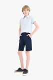 DeFacto Erkek Çocuk Cepli Basic Düz Gabardin Şort C2955A825SMNV135