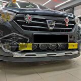 Dacia Dokker 2012-2022 Uyumlu Üniversal Astra H lip Esnek Ön Lip 2 Parça Tampon Altı Dil Karlık Ön Ek