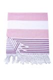 Sailor %100 Pamuk Havlu Peştamal 2'li Set Pembe & Mavi 90x170 cm
