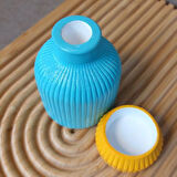 Uretti - Pınar 2572 1733 El Yapımı Vazo ve Tealight Mumluk 2'li Dekoratif Set