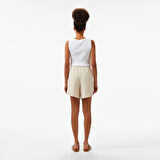Nautica Kadın Krem Regular Fit Şort