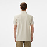 Nautica Erkek Bej Classic Fit Polo Yaka T-Shirt