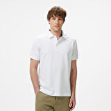 Nautica Erkek Beyaz Classic Fit Polo Yaka T-Shirt
