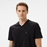 Nautica Erkek Siyah Regular Fit T-Shirt