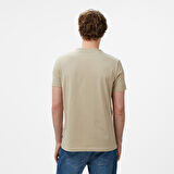 Nautica Erkek Bej Regular Fit T-Shirt