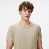 Nautica Erkek Bej Regular Fit T-Shirt