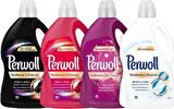 Perwoll Renk Koruma Beyazlar - Renkliler - Siyahlar için Sıvı Deterjan 50 Yıkama 4x3 lt Set