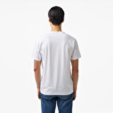 Nautica Erkek Beyaz Regular Fit Baskılı T-Shirt