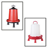 TavPet Ayaklı Tavuk Yemliği 12-15 Kg+Ayaklı Suluğu 12 Lt