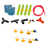 TavPet Nipel Suluk Seti Montaj Aparatlı 40 Lt Depolu (Set/76)