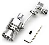 Üniversal Egzoz Islık Aparatı Egzoz Ucu Turbo Sesi Large 29 mm KROM