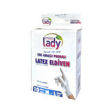 Miss Lady Latex Eldiven 10 lu x 6 Paket 
