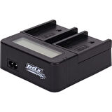 Pdx For Canon LP-E6 LPE6 Çiftli Şarj Aleti Şarj Cihazı