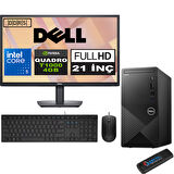 Dell Vostro 3030 mt Intel Core I5 12400 32GB Ddr5 4tb SSD 21.5" Fhd Ubuntu Quadro T1000-4GB Masaüstü Bilgisayar 21N3030I5T1000U20 + Zetta USB Bellek