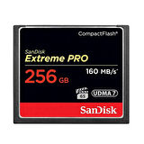 Sandisk Extreme Pro 256 GB 4K CF Compact Flash Hafıza Kartı 160mb/s