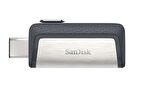 Sandisk 128GB Ultra Dual Drive Type C USB 3.1 Gri USB Bellek