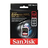 SanDisk Extreme Pro 256GB 300/260MB/s SDXC UHS-II U3 V90 8K/4K Hafıza Kartı SDSDXDK-256G-GN4IN