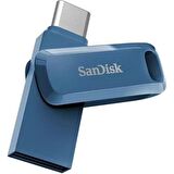 Sandisk 64Gb Ultra Dual Drive TypeC Flash Bellek Navy Mavi SDDDC3-064G-G46NB