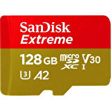 SanDisk Extreme 128GB 190/90MB/s microSDXC UHS-1 A2 4K Hafıza Kartı SDSQXAA-128G-GN6MN