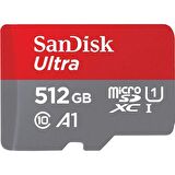 Sandisk 512GB Ultra Microsdxc 150MB/S UhsI Hafıza Kartı SDSQUAC-512G-GN6MN