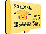 SanDisk Nintendo Switch Pokémon 256GB 100MB/s microSDXC Lisanslı Hafıza Kartı SDSQXAO-256G-GN6ZK