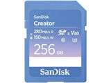 SanDisk Creator 256GB SDSDXEP-256G-GNCIS 280MB/s UHS-II SDXC 6K-4K UHD V60 Hafıza Kartı