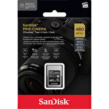 Sandisk 480GB Pro-Cinema CFexpress Type-A Hafıza Kartı