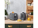 DUALIT Home 2 Hazneli Ekmek Kızartma Makinesi GRI 26613