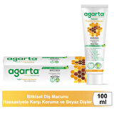 Agarta Propolis Aromalı Diş Hassasiyeti Florürsüz Diş Macunu 100 ml 