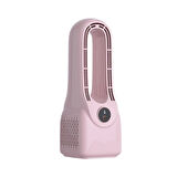 6 Kademeli Güçlğ Fan Hızı / Ultrasonik Nemlendirici Renkli ışıklı Hazne / 3.000mAh batarya/Vantilatör/Masa üstü Fan