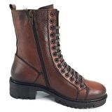 Venüs 1950852 Günlük Hakiki Deri Kadın Bot-Taba