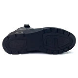 Mammamia 1330 Hakiki Deri Günlük Kadın Bot-Siyah