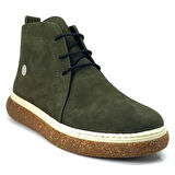 Mammamia 1460 Hakiki Deri Günlük Kadın Bot-Haki