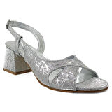 Beety 958 Günlük Klasik Kadın Ayakkabı-Gümüş