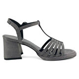 Beety 406 Günlük Kadın Abiye Ayakkabı-Platin