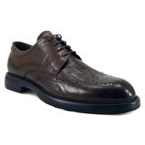 Libero 5776 Hakiki Deri Erkek Günlük Ayakkabı-Kahverengi