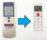 General Fujitsu AR-AB8  AR-AB35 AR-BB9 İle Uyumlu Klima Kumandası