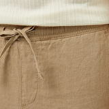 Nautica Erkek Bej Jogger Keten Pantolon