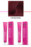 2 li Set Premium 5.20 Açık Viyole - Kalıcı Krem Saç Boyası 2 X 50 g Tüp